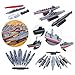 INGWETECH 8 Pcs Warship Model Set - Battleship, Aircraft Carrier, Submarine, Cruiser & Aegis Destroyer - DIY Assembly and Painting Kit for Collectors & Hobbyists