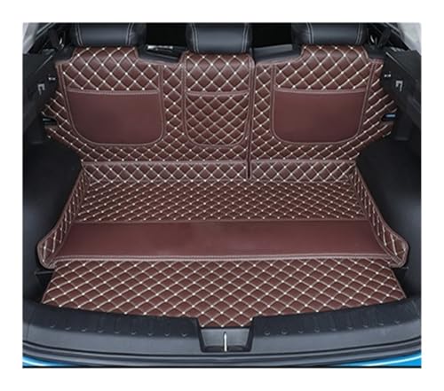 Trunk Protection mat Rear Trunk Mat Car Trunk Mats Parts Rear Boot Liner Styling Protector Tray for Haval for Jolion 2021 (Coffee)