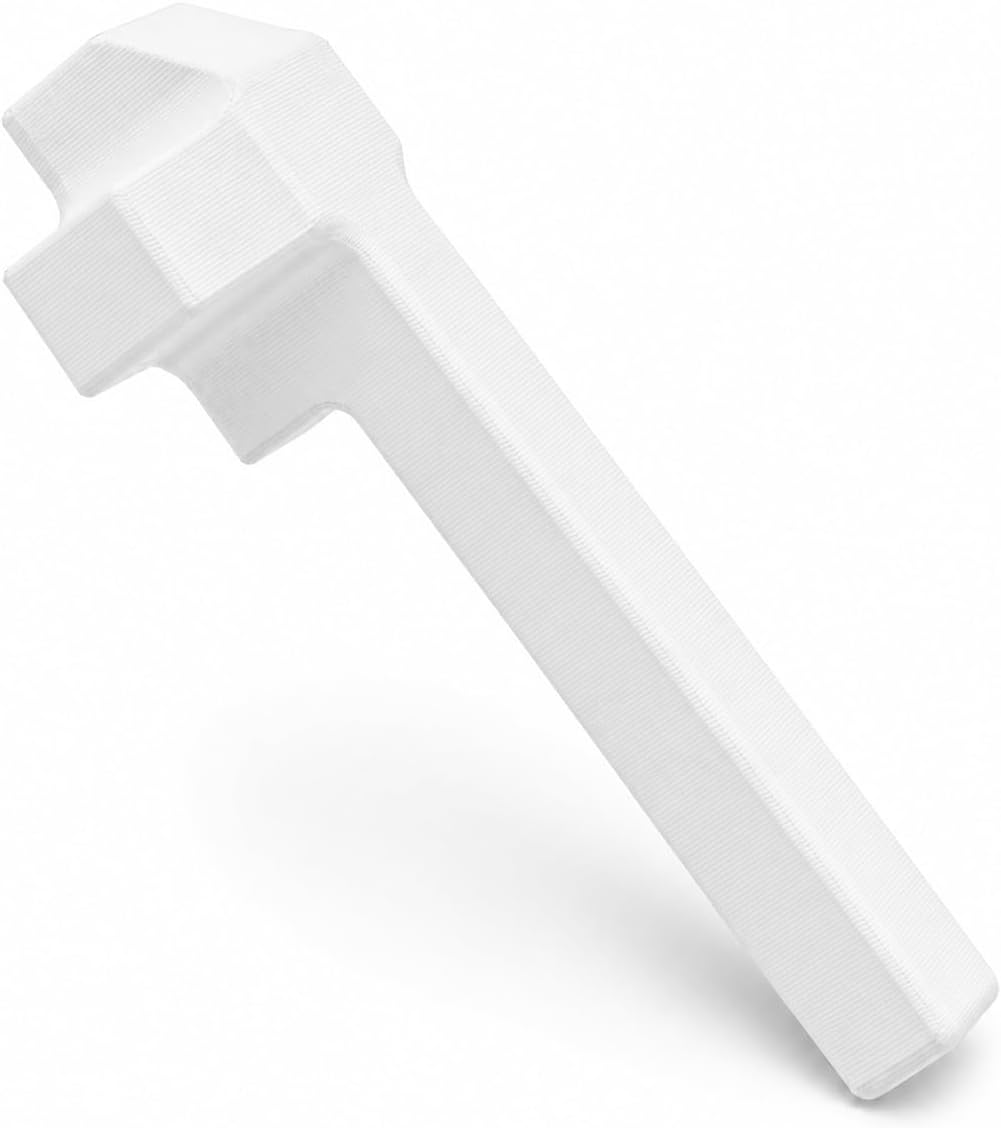 Barrel Bung Cap Wrench for 55 Gallon Drum – Friction Fit Plug Removal Tool | No-Slip Grip Opener | Industrial Container Lid Tightening & Loosening Accessory