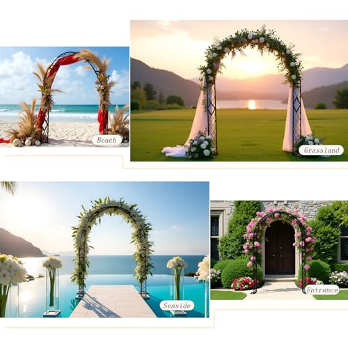Support d'arche de mariage stable résistant aux intempéries pour jardin - 7