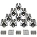 Produktbild griseo Wandhalter Set für Gartengeräte - 10 Werkzeughalter als praktische Wandhalterung - Gerätehalter Set - Stielhalter und Halterung für Besen, Rechen, Spaten und co - Halter für Gartenwerkzeug