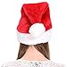 Duoguan 2 Gorros de Papá Noel de Felpa, Adultos y niños, Adorno...