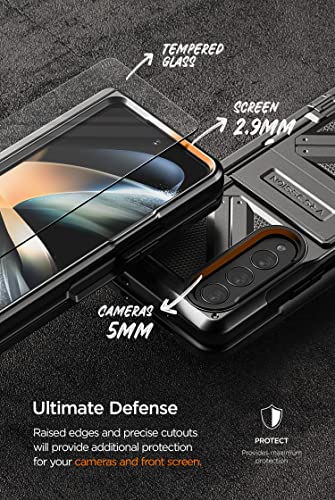 Vrs Design Terra Guard Ultimate Go For Galaxy Z Fold 4 5G (2022), All In One Premium Sturdy Hinge Protection Card Case #TOP3