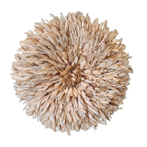 Juju Hat beige naturel grande décoration murale africaine pour salon bohème