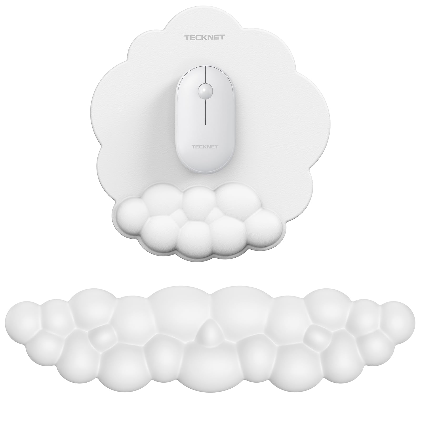 TECKNET Cloud Mouse Pad with Wrist Rest