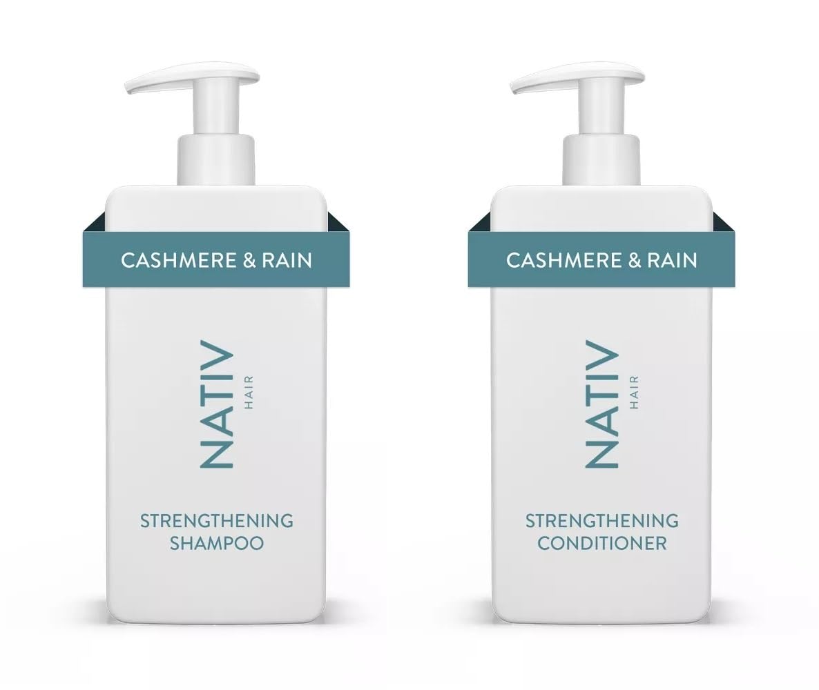 New Limited Edition Collection Shampoo and Conditioner Set By N.a.t.i.v.e - 16.5 FL OZ each, (2) bottels (1) Shampoo and (1) Conditioner (Berries & Vanilla Cream)