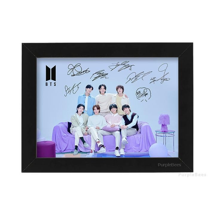 Purplebees BTS 10th anniversary signature photo frame 5X7