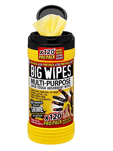 Big Wipes 2412 4 x 10,2 cm Multi-Purpose Lingettes de nettoyage (lot de 120)