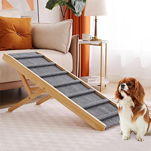 Large Dog Pet Ramp Stairs for Bed Couch Car Truck SUV,Dog Pet Ramp for Small Large Dogs Pets to Get on High Bed Truck Couch Sofa by Smilebaby - Used condition - Image 2