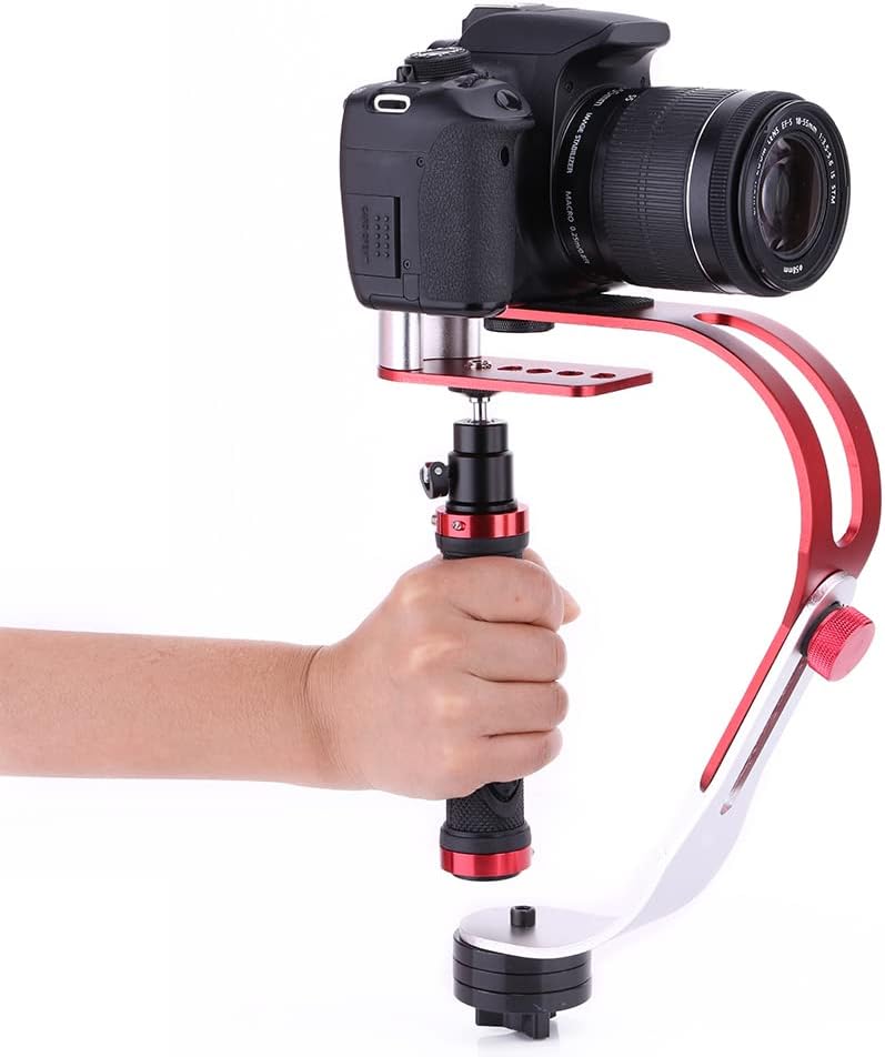 Acouto Professional Handheld Video Stabilizer Camera Handheld Stabilizer Hand Grip Stabiliser Support Mount Holder for Camera Handheld Gimbal Stabilizer Handheld Stabilizer for Video Reco