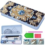 Large application : ces boîtes de rangement légères et de grande capacité pour peinture diamant sont idéales pour ranger des stylos, crayons, crayons de couleur, notes autocollantes, ciseaux, marqueurs effaçables à sec et autres articles de papeterie, parfaites pour le bureau et la maison.