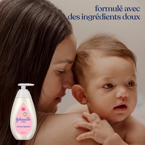 Johnson's Baby – Lotion hydratante (500 mL) – Testé par des pédiatres et des dermatologues – Formule sans colorants – Avec un pH équilibré – vue 3