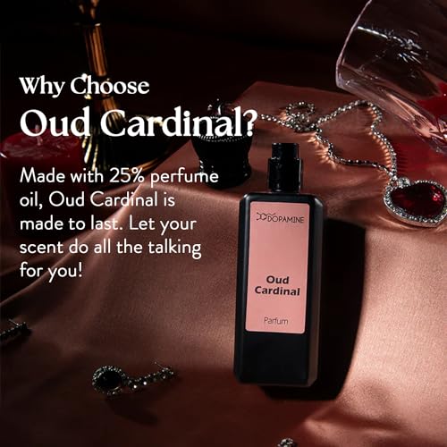 Image of Dopamine Oud Cardinal Unisex Perfume 50 ml for Long Lasting Smell | Rich, for Long lasting Smell | Luxurious Fragrance Premium Oud Perfumes for Men & Women