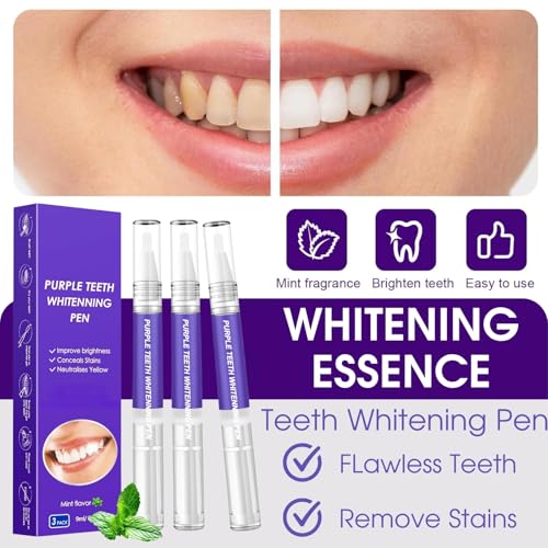 teeth whitening pen teeth whitener effective tooth whitening gel kit professionally stain removal effective painless low sensitivity 3 pcs