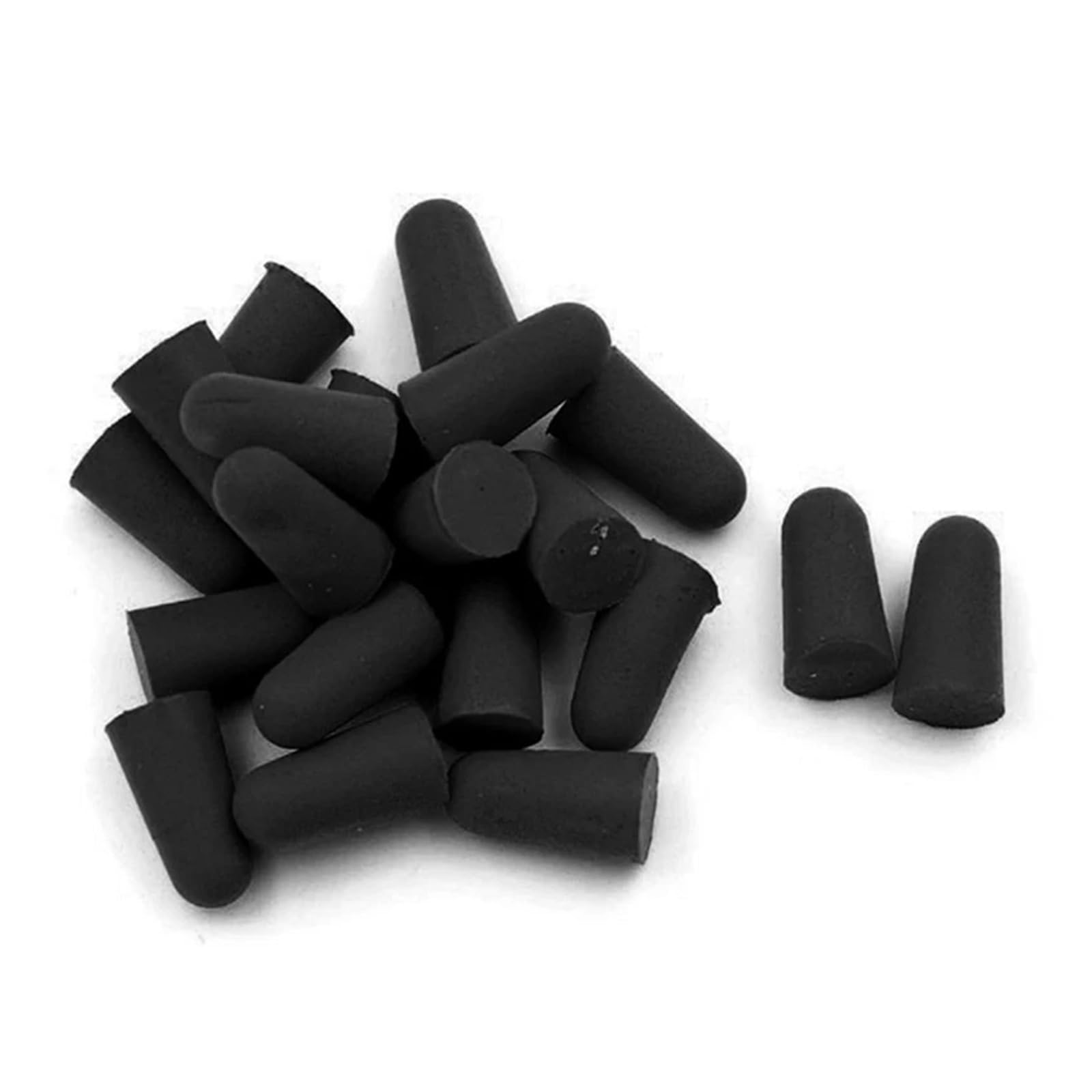 Tapones para dormir para los oídos, 20 unidades/10 pares de tapones para los oídos de reducción de ruido para dormir, tapones para los oídos de espuma cónica suave (azul)