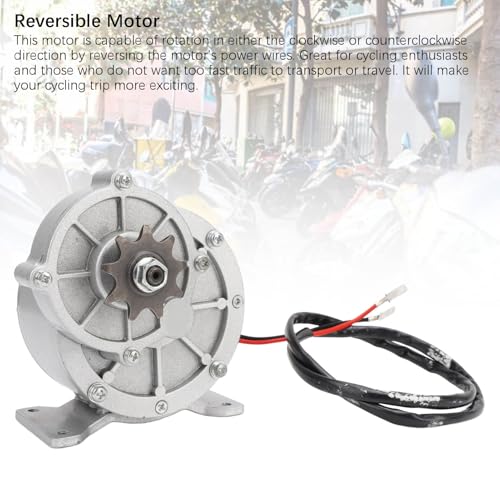 MechKit Getriebemotor, MY7618 24 V 650 W Reduktionsmotor 3150 RPM Reduktion Elektromotor für Elektrofahrrad Kleine Motorrad Landwirtschaftsmaschinen