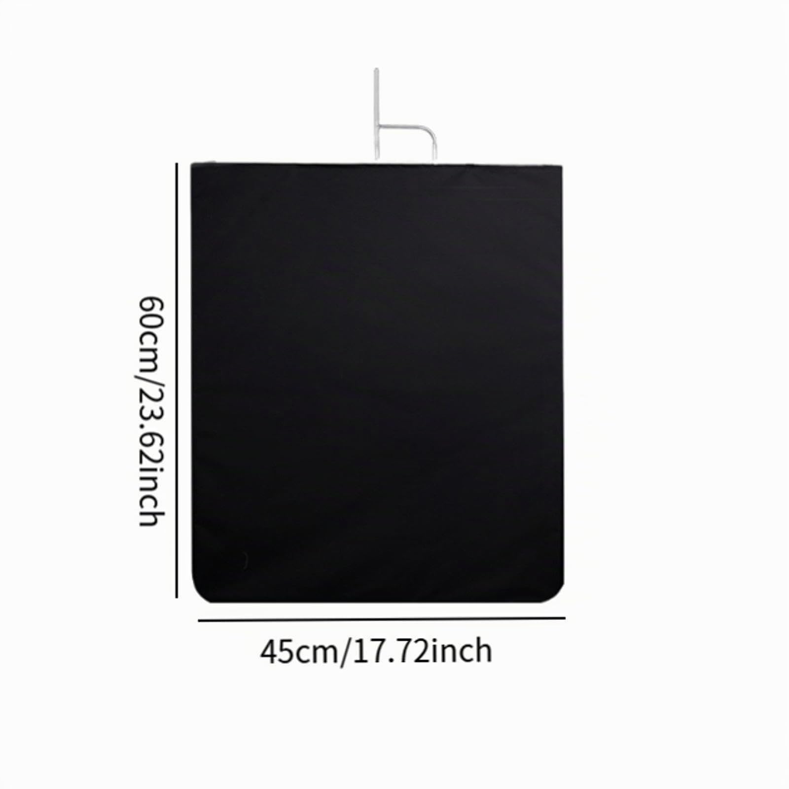 Marco de Bandera para fotografía, Acero Inoxidable, con Tela Suave y Liviana, fácil de Usar, de Alto Rendimiento, práctico, Marco de Panel de luz, con Tela Negra