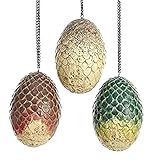 Kurt Adler Game of Thrones Dragon Egg Ornament, Set of 3