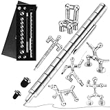 Moonhua Magnetic Fidget Pen, Modular Magnet Writing Tool for Teens and Adults, DIY Multifunctional Decompression Desk Toy, Unique Birthday Gift for Office, Travel, Holiday Present for 14 Years and Up