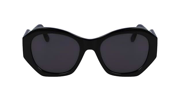 KARL LAGERFELD スクエアフレムサンクラス KL6014S 084 KL6014S sunglasses Striped Blue | SmartBuyGlasses US