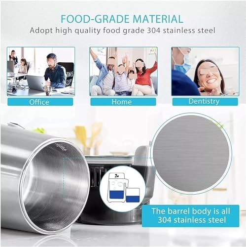 Water Distiller Countertop Water Distiller Filter Machine 4L Brushed 304 Stainless Steel Home Countertop Distiller Water Machine Listed Distilled Water Maker Distill Purifier to Make Clean Water - Image 4