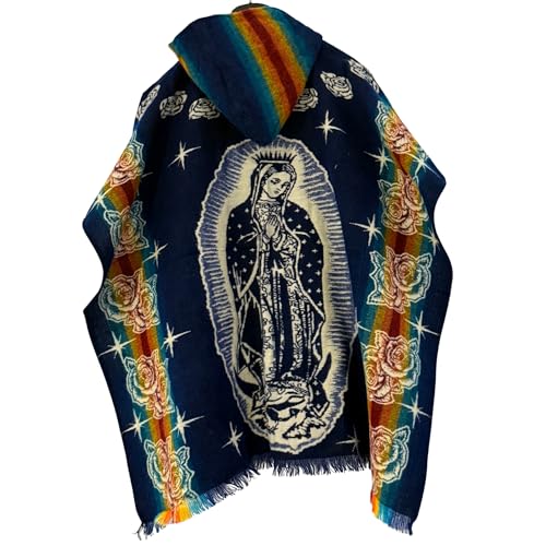 Image of Gamboa Mexican Ponchos for Men Sarape Pancho Men Sarapes Costume Outfit Poncho Hombre