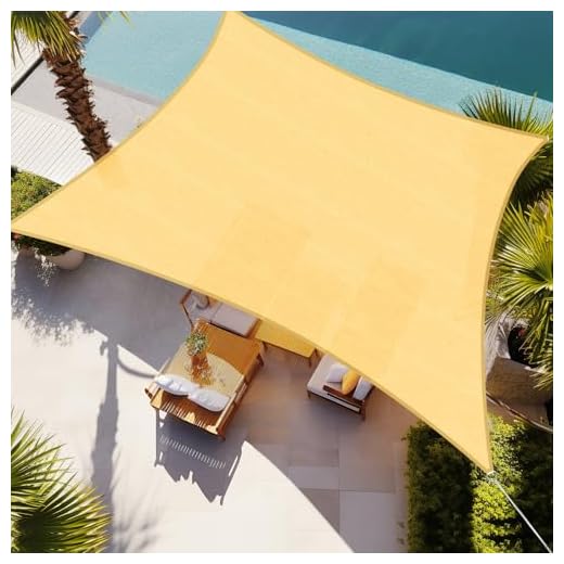 Best garden shade sails Shade&Beyond Rectangle Sun Shade Sail