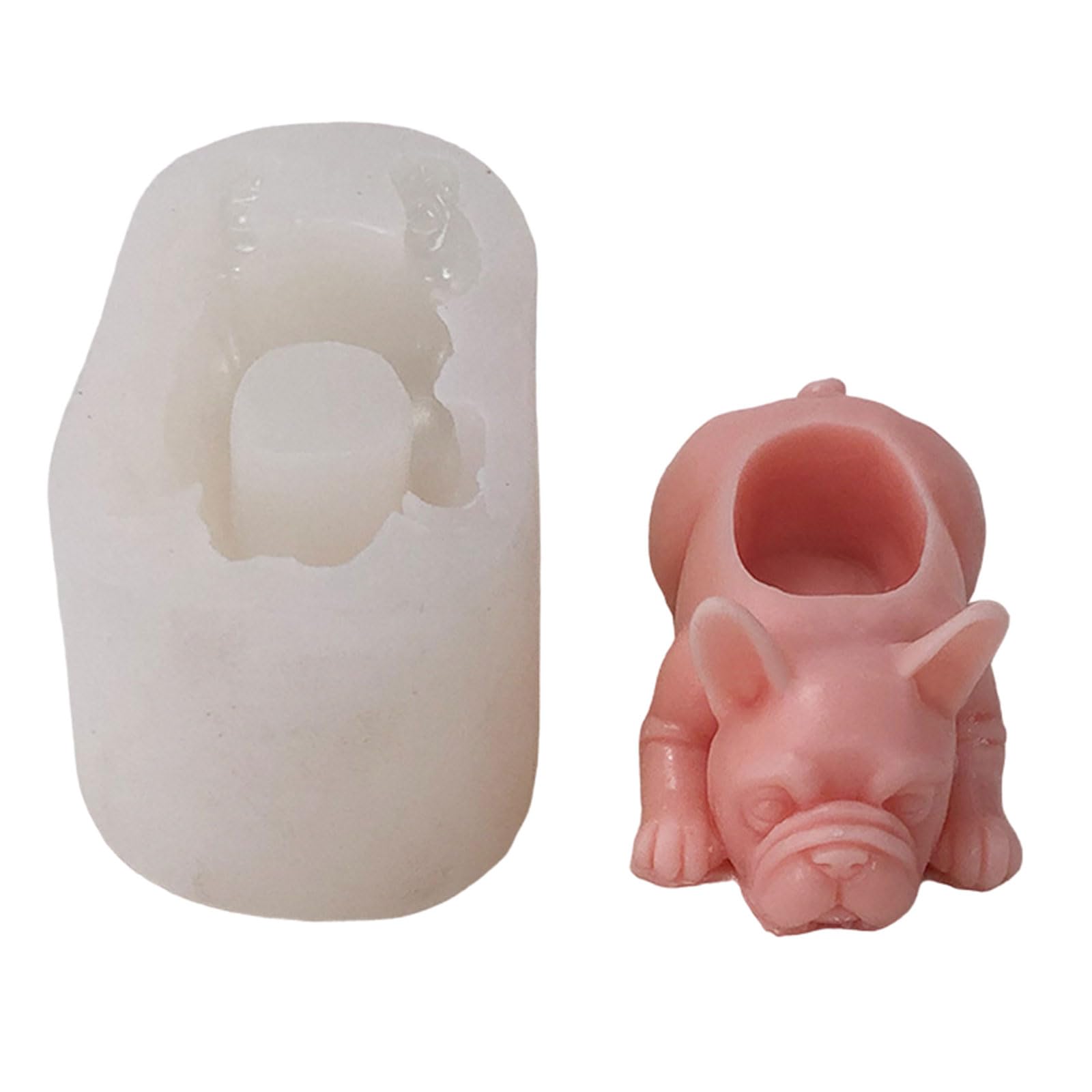 Nucelit Dog Holder Molds Dog Shaped Stand Molds for Making Holder Tealight Craft