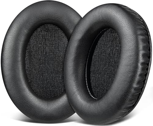 Image of SOULWIT Lambskin Earpads for HyperX Cloud (2 /3 /3S /1 /Pro) - Black | Also for Cloud (Flight /Flight2 /Stinger /Stinger2 /Stinger 2 Core /Core), CloudX (Stinger /Flight) Headset