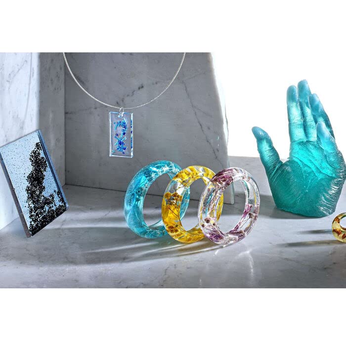 NEU Starter-Set Crystal-Gießharz Niedertemperatur, Komplett-Set Schmuck