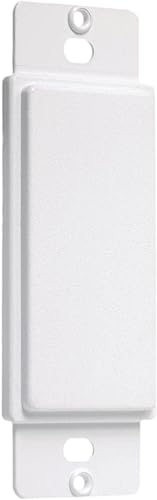 TayMac AD10W Paintable Adapter Plate, Blank Adapter , White