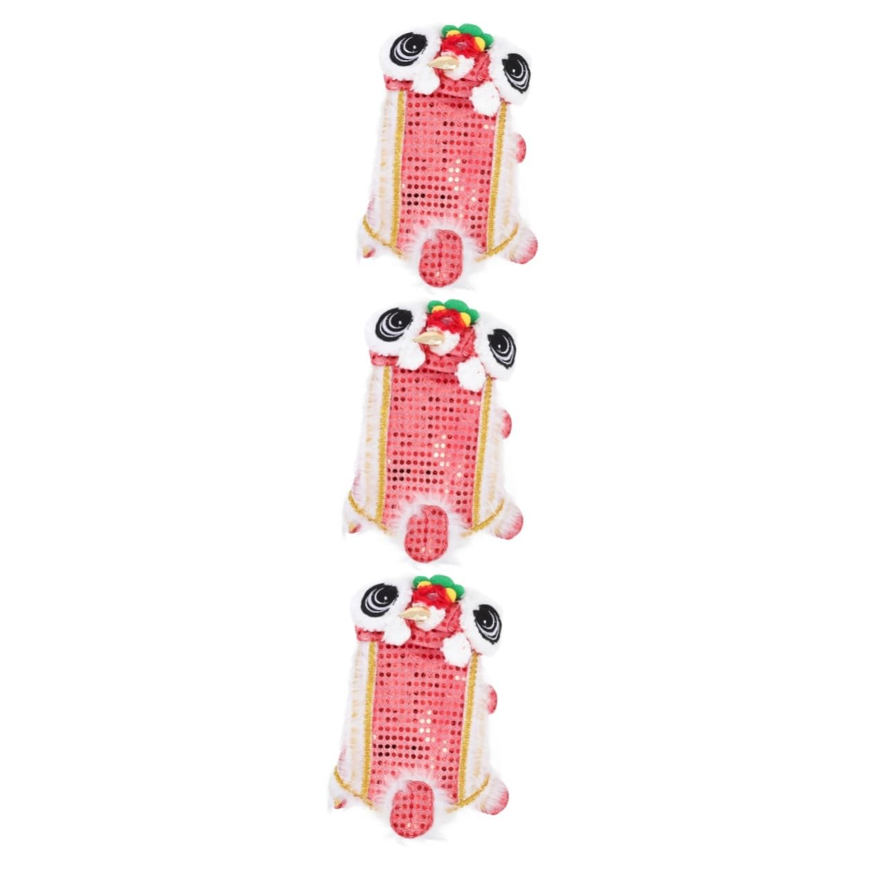 BESPORTBLE 3pezzi Costume Per Cani Per Anno Cinese Abbigliamento Per Animali Domestici Outfit Festivo Con Design Doppia Faccia Adatto Cuccioli Di Piccole Facile Da Indossare e Comodo