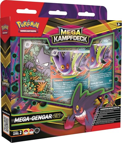 Pokémon-Sammelkartenspiel: Mega-Kampfdeck Mega-Gengar-ex (1 sofort spielbares Deck mit 60 Karten)*