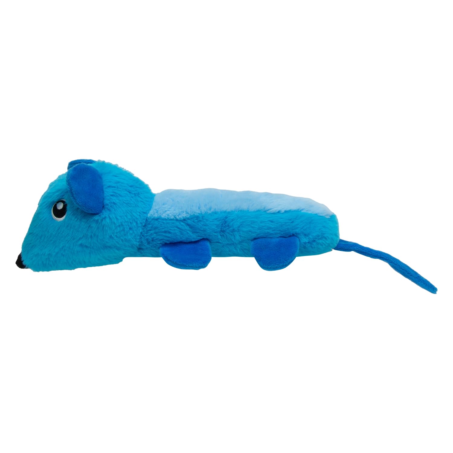 JACK AND VANILLA, Interactive Mouse Toy for Dogs and Cats, Stimulates Play and Exercise, Durable and Lightweight, Easy to Clean, 32 cm, Blue, for All Breeds