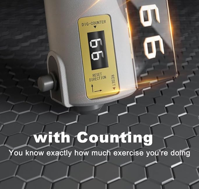 Grip Strength Trainer with Finger Exerciser, Adjustable Resistance, Forearm Strengthener Hand Gripper with Counting,Black