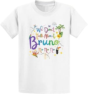Second Ave Gift Company Novelty & Special Use Clothing,Novelty,Tops & Tees,T-Shirts Second Ave Baby/Children's We Don't Talk About Bruno Lyrics White T Shirt Girls or Boys Top