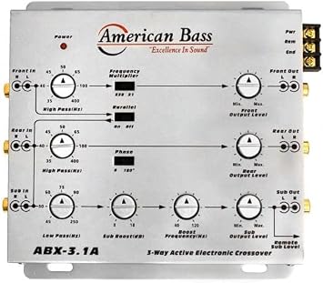 American Bass 3-Way Active Crossover