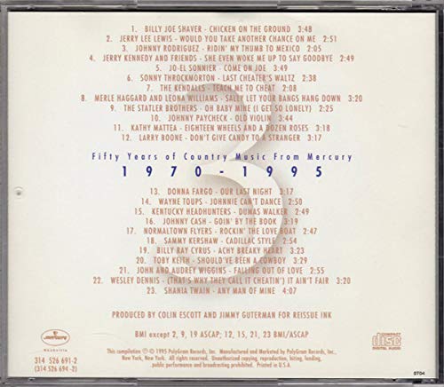 50 Years of Country Music from