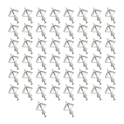 100 pcs (50 pcs Wall Plugs + 50 pcs Wall Screws) Wall Plug and Screw ...