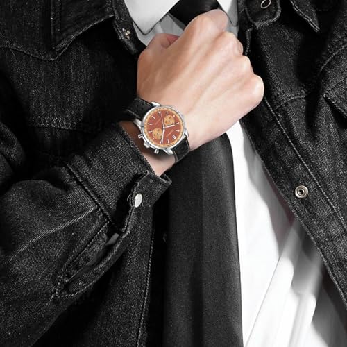Image of TOPHILL Men Watches Automatic Mechanical Watches - Dive, GMT, Chronograph & Dress Styles | 316L Stainless Steel, Sapphire Crystal, Ceramic Bezel | 5ATM-300M Waterproof with Super Luminous | Classic Business & Sport Casual