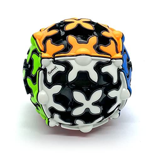 Image of D ETERNAL QY Gear Cube Sphere Shaped Speed Magic Cube Puzzle (Tiled)