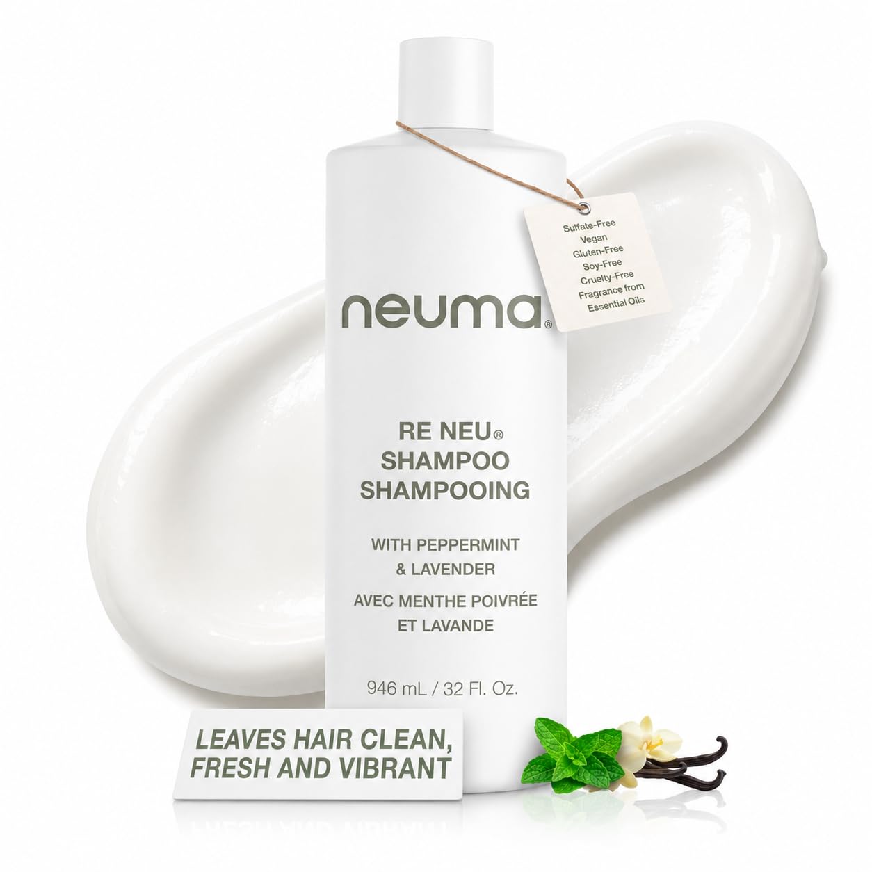 Neuma Re Neu Sulfate-Free Clarifying Shampoo with Peppermint & Lavender