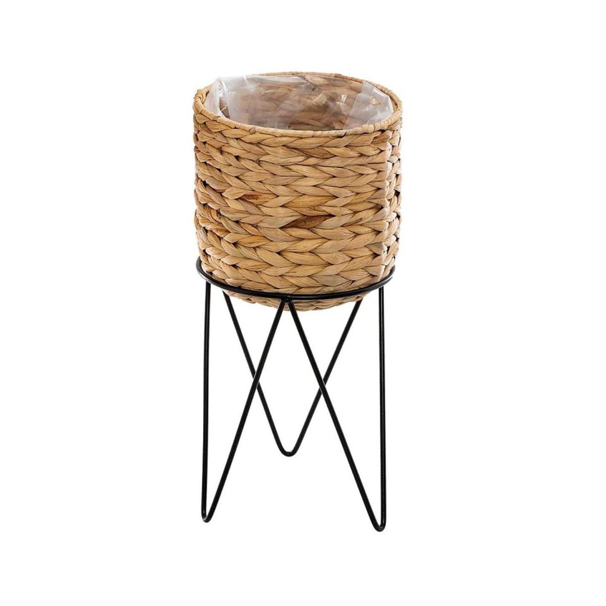 Atmosphera Créateur d'intérieur - Lot de 2 Cache-Pots sur Pied Hya 54cm Naturel