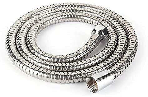 Flexibler Duschschlauch 1,2 M - Bidet-Schlauch Mit Knickschutz In Silber