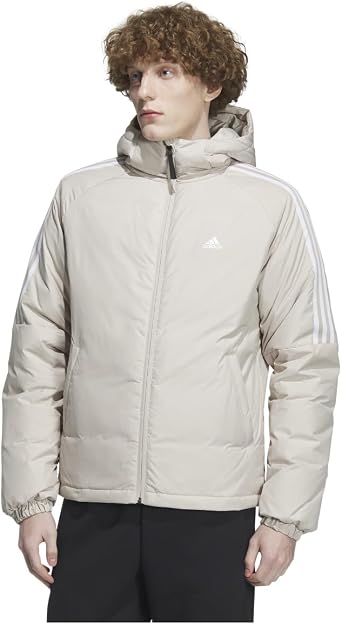 Adidas M 3S Down Jacket Multi Athletic Wear Coat KOU15 IT8728 Wonder Beige J/M