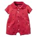 Carter's_1 Boy 1pc Romper Red Shiffli Lizzards, 3 Months