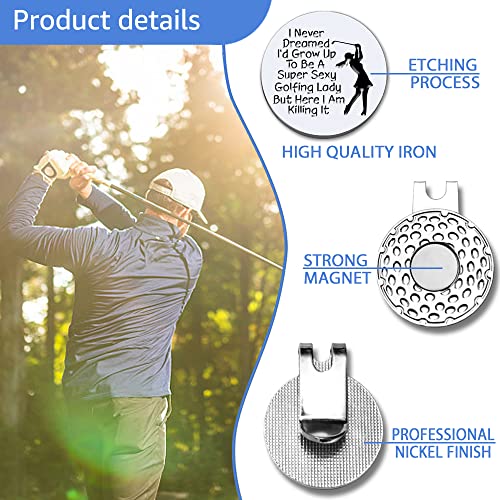 GEYGIE Magnetic Golf Ball Marker Hat Clip