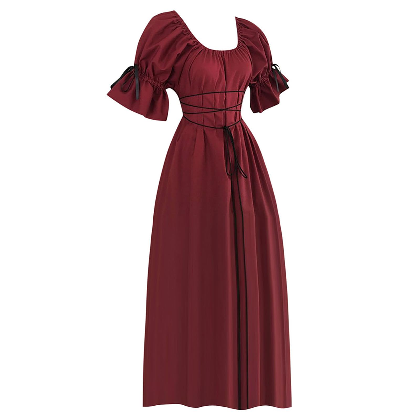 TOFOTL Disfraz Halloween Mujer Manga Corta Sexy Victoriana Gótico Grande Disfraces Renacentista Vestido De Fiesta Mujer Cosplay Elegantes Vestido