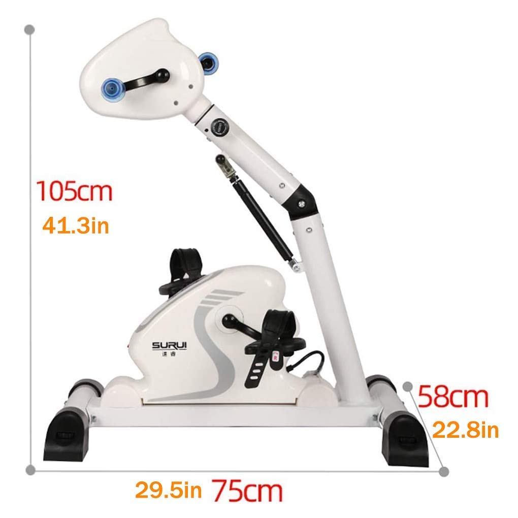 Elektryczny Rower Rehabilitacyjny Do Treningu Nóg I Ramion, Stacjonarny Rower Z Pedałami I Monitorem Led F-Bike