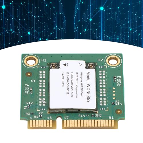 KIMISS WiFi 6E -Band Mini Tarjeta PCIE con Bluetooth 5.3 para 11/10, 2882Mbps Alta Velocidad 6GHz, 5GHz, 2.4GHz Adaptador Inalámbrico - imagen 4